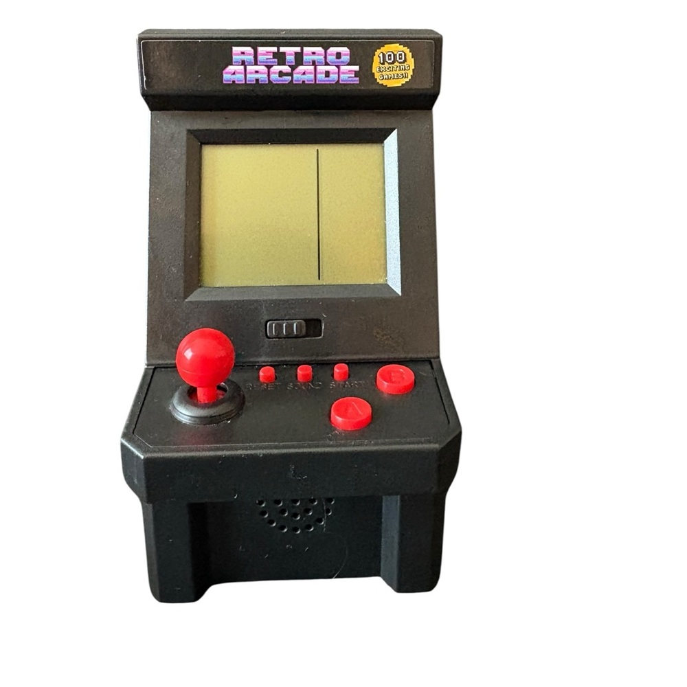 Mini Retro Arcade Console Machine‎ 100 Games Tested Works Batteries Not Included